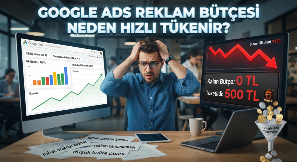 Google Ads Reklam Bütçesi Neden Hızlı Tükenir?